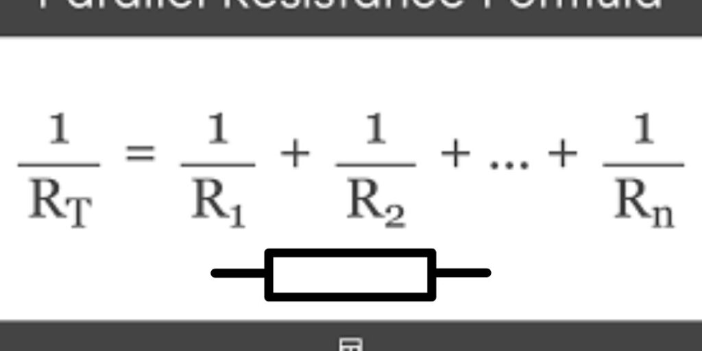 resistors in parallel equation